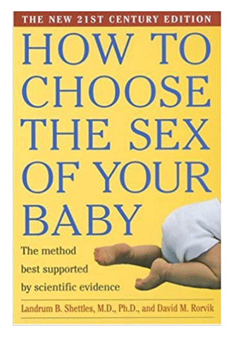 Inited State edition of How To Choose The Sex Of Your Baby by Landrum B. Shettles, M.D., Ph.D.